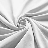 Royal Comfort 1500 Thread Count Cotton Rich Sheet Set 4 Piece Ultra Soft Bedding - Queen - White - Top-Down View