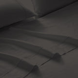Royal Comfort 1500 Thread Count Cotton Rich Sheet Set 4 Piece Ultra Soft Bedding - King - Dusk Grey - Side View