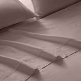 Royal Comfort 1500 Thread Count Cotton Rich Sheet Set 4 Piece Ultra Soft Bedding - King - Stone - Top-Down View