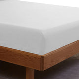 Royal Comfort 1500 Thread Count Cotton Rich Sheet Set 3 Piece Ultra Soft Bedding - Double - White - Side View