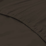 Royal Comfort 1500 Thread Count Cotton Rich Sheet Set 3 Piece Ultra Soft Bedding - Double - Dusk Grey - Top-Down View
