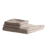 Royal Comfort 1500 Thread Count Cotton Rich Sheet Set 3 Piece Ultra Soft Bedding - Double - Stone - Side View