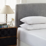 Royal Comfort 1500 Thread Count Cotton Rich Sheet Set 3 Piece Ultra Soft Bedding - King - White - Front View