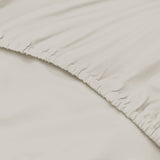 Royal Comfort 1500 Thread Count Combo Sheet Set Cotton Rich Premium Hotel Grade - King - Ivory - Side View