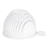 Instant Salad Maker Tool Easy Convenient Quick Healthy Vegetable Slicer White - Front View