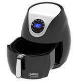 Kitchen Couture Digital Air Fryer 7L LED Display Low Fat Healthy Oil Free Black - Low Angle