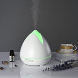 Essential Oils Ultrasonic Aromatherapy Diffuser Air Humidifier Purify 400ML - White - Top-Down View