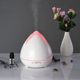 Essential Oils Ultrasonic Aromatherapy Diffuser Air Humidifier Purify 400ML - White - 45-Degree Angle