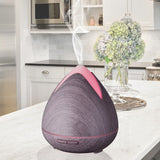 Essential Oils Ultrasonic Aromatherapy Diffuser Air Humidifier Purify 400ML - Violet - Rear View