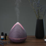 Essential Oils Ultrasonic Aromatherapy Diffuser Air Humidifier Purify 400ML - Violet - Low Angle