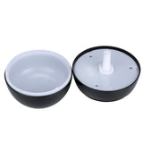 Milano Ultrasonic USB Diffuser with 10 Aroma Oils Humidifier LED Light 130ml - Black - Top-Down View