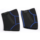 Sprint Industries Neoprene Zip Knee Support Pain Relief Brace Sports - Unisex - Front View