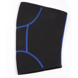 Sprint Industries Neoprene Zip Knee Support Pain Relief Brace Sports - Unisex - Top-Down View