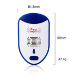 Ultrasonic Plug In 24/7 Protection Pest Repeller Bug Fly Mosquito Control Device - 45-Degree Angle