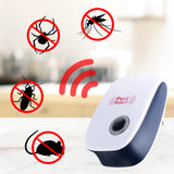Ultrasonic Plug In 24/7 Protection Pest Repeller Bug Fly Mosquito Control Device - Front View