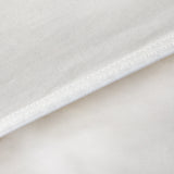 Goose Feather & Down Quilt 500GSM + Goose Feather and Down Pillows 2 Pack Combo - Queen - White - Top-Down View