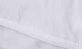 50% Duck Feather & 50% Duck Down Quilt 500GSM + Duck Pillows Twin Pack Combo - Single - White - Rear View