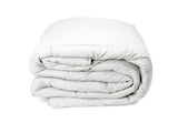Royal Comfort 350GSM Bamboo Quilt 2000TC Sheet Set And 2 Pack Duck Pillows Set - Double - White