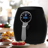 5 Litre Air Fryer Black And 1.7 Litre Kettle Blue LED Kitchen Package Deal Set - Side View