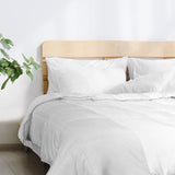 250GSM Bamboo Blend Quilt With 1100GSM Hotel Pillow Bedding Set - Queen - Side View