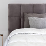 250GSM Bamboo Blend Quilt With 1100GSM Hotel Pillow Bedding Set - Queen - Extra Image