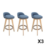 Milano Decor Phoenix Barstool Grey Chairs Kitchen Dining Chair Bar Stool - Three Pack - Grey - Front View