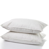 Royal Comfort 100% Cotton Vintage Sheet Set And 2 Duck Feather Down Pillows Set - Double - Mulled Wine - Side View