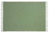 Brighton Throw - 100% NZ Wool - Sage - Top-Down View