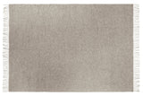 Chiswick Luxury Throw - Cashmere & Merino Wool Blend - Neutral Stone - Front View