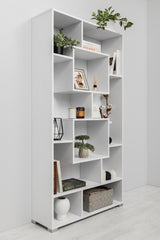 MALAGA DISPLAY SHELF - WHITE - Front View
