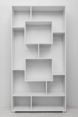 MALAGA DISPLAY SHELF - WHITE - Side View