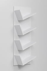 BARCELONA DISPLAY SHELF - WHITE - Side View