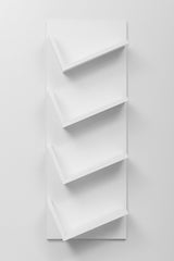 BARCELONA DISPLAY SHELF - WHITE - Top-Down View