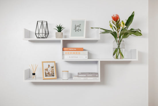 ZURICH MULTI LEVEL SHELF KIT (WHITE)