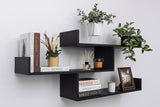 ZURICH MULTI LEVEL SHELF KIT (NORDIC ASH) - Front View