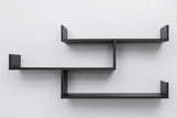 ZURICH MULTI LEVEL SHELF KIT (NORDIC ASH) - Side View