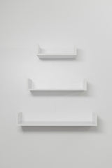 OSLO THREE PIECE SHELF KIT (WHITE) - Front View