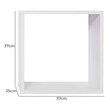 BERGEN CUBE TWIN PACK (WHITE) - Side View