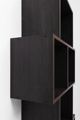 LISBON DISPLAY SHELF - NORDIC ASH - 45-Degree Angle