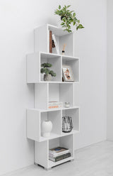 LISBON DISPLAY SHELF - WHITE - Side View