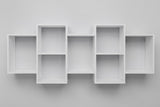 LISBON DISPLAY SHELF - WHITE - 45-Degree Angle