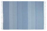 Luxurious Paddington Throw - Premium Wool Blend - Timeless Blue