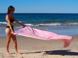 Rose Portsea Turkish Cotton Quick Dry Towel - Low Angle