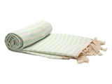 Seafoam Portsea Quick-Dry Turkish Cotton Beach Towel