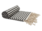 Midnight Portsea Turkish Cotton Beach Towel