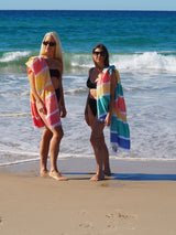 SORRENTO TURKISH COTTON TOWEL - SUNSHINE - Side View
