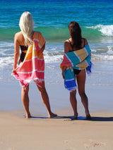 SORRENTO TURKISH COTTON TOWEL - SUNSHINE - 45-Degree Angle
