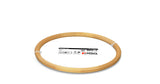 PLA Filament EasyFil PLA 1.75mm Gold 50 gram 3D Printer Filament - Top-Down View