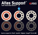 PVA Support Filament Atlas Support 2.85mm Natural 300 gram 3D Printer Filament - Front View