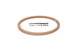 Wood feel PLA based filament EasyWood 2.85mm Cedar 50 gram 3D Printer Filament - Top-Down View